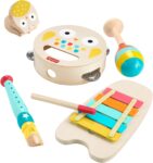 Fisher Price drveni muzički set 6kom