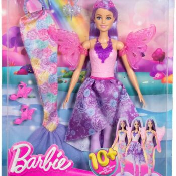 Barbie Set sa repom sirene i krilima
